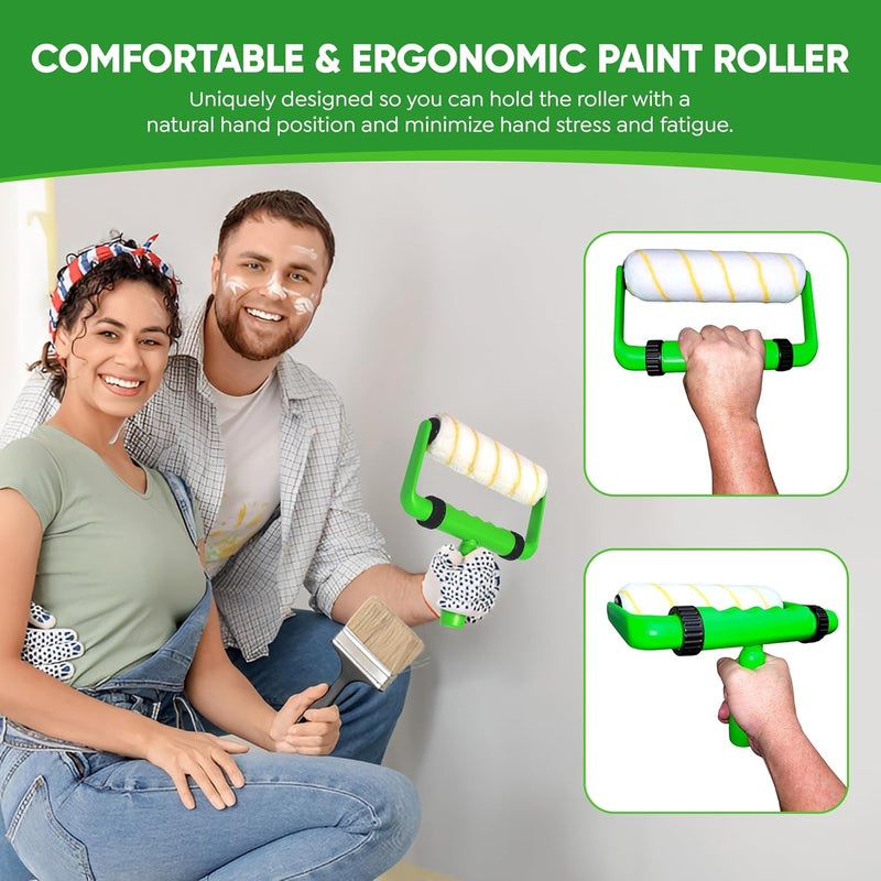 BetterGrip Store Better Grip Ultimate Paint Roller & Painting Kit - Ergonomic Grip to Minimize Hand Stress & Fatigue - Get Projects Done in 1/2 The Time - Image 4